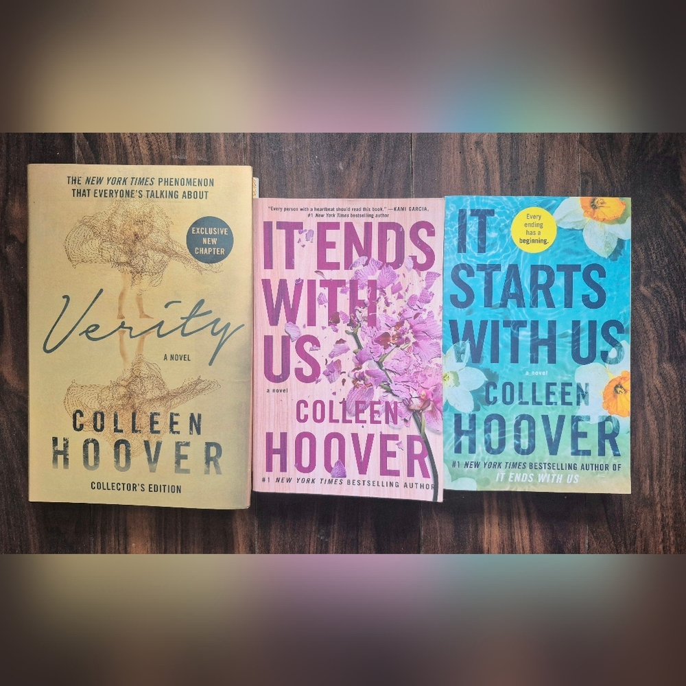 Book Set - Verity, It Ends With Us, It Starts With Us
